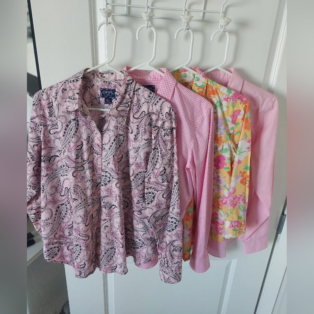 Chaps Shirts ~ lot of 4! (L/XL)
